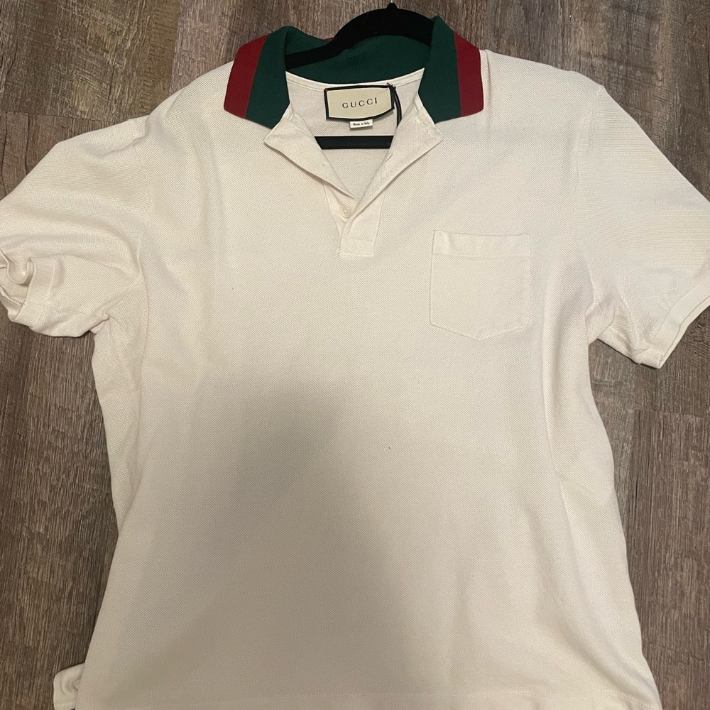 Worn Gucci Polo - Size Medium